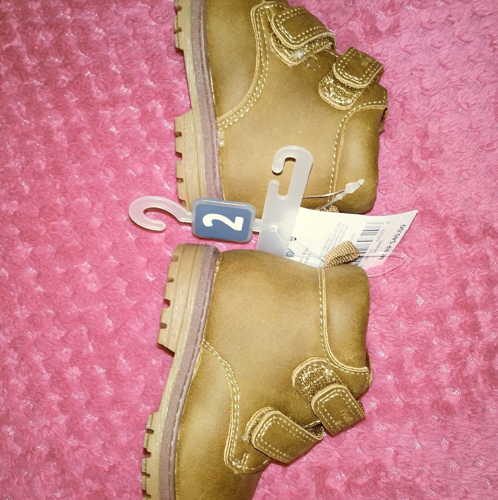 💥4/$20  Osh Kosh Boots, Baby Size 2, BNWT, - Picture 3 of 7